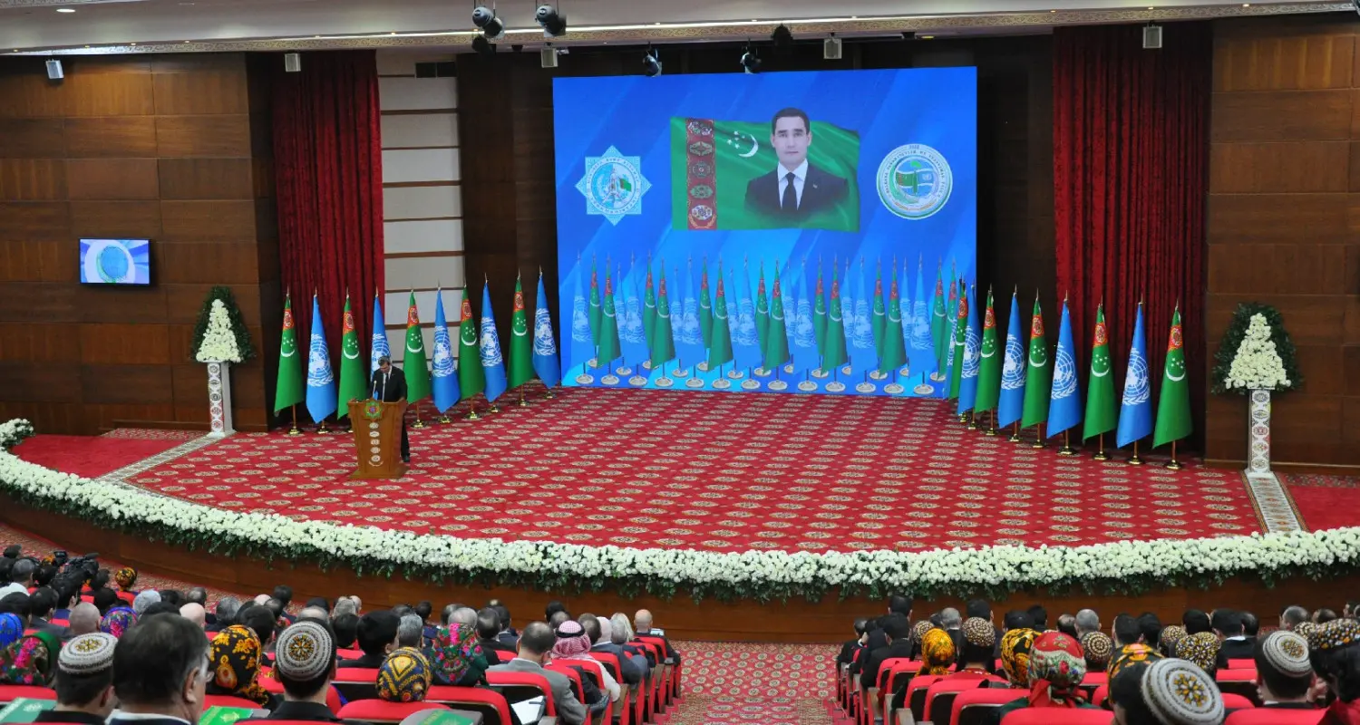 «Halkara parahatçylyk we ynanyşmak ýyly: Türkmenistanyň halkara jemgyýetçiligi bilen hyzmatdaşlygy» atly maslahat