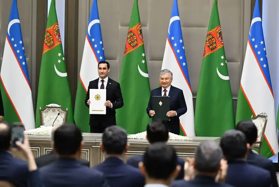 Türkmenistan we Özbegistan ikitaraplaýyn ylalaşyklaryň toplumyny kabul etdiler