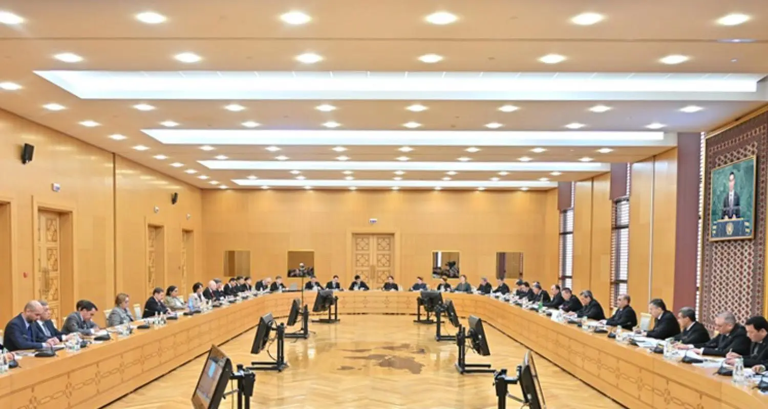 Türkmenistanyň DIM-de «Türkmenistan-BMG» Strategik maslahat beriş geňeşiniň mejlisi geçirildi